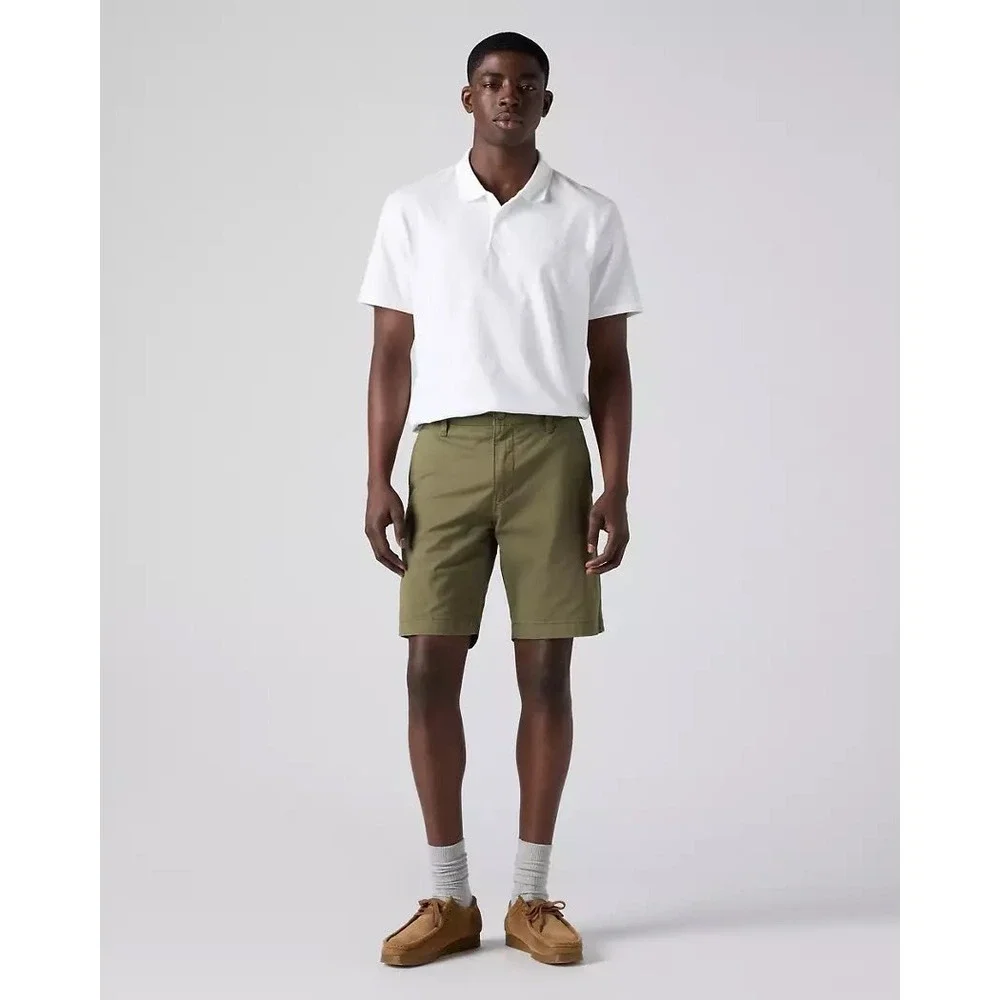 NEW Levis XX Chino Taper Mens Shorts 30 Bunker Olive Green Comfort 9